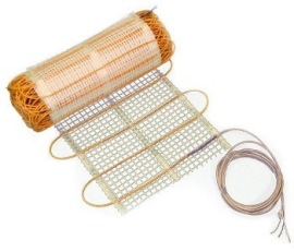 Radiant electric wire mats